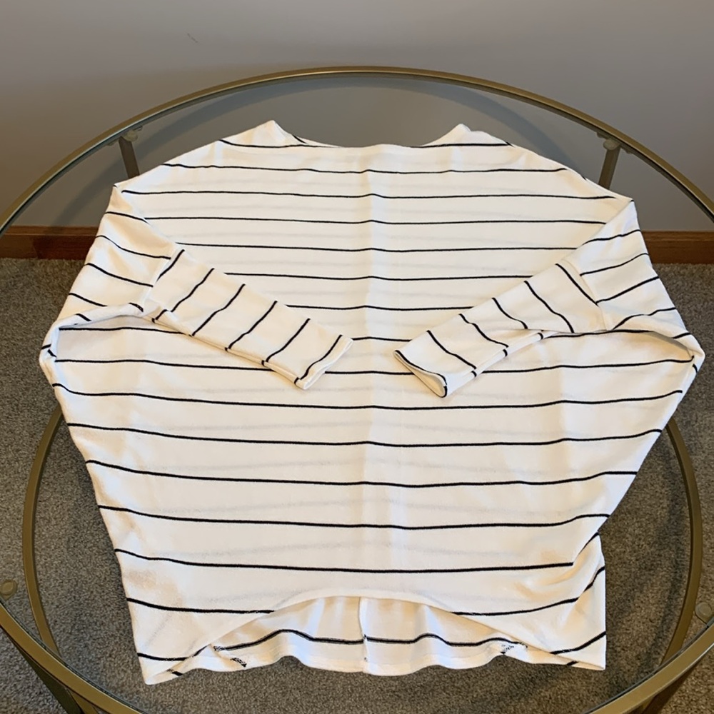 Lulus Oversized Striped Top - Picture 13 of 16
